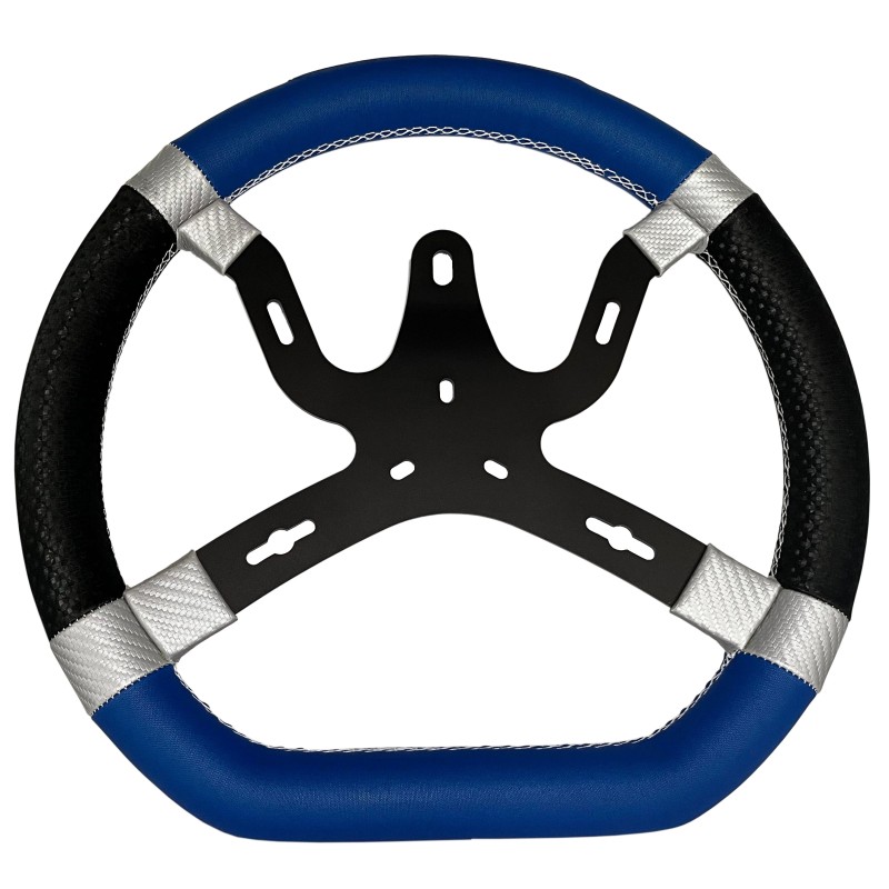 Steering Wheel HIGH GRIP Top-Kart 345mm - 4 ARMS