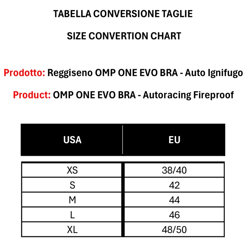 Selbsthemmend OMP ONE EVO BRA - Auto Racing Fireproof