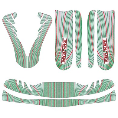 Kit de Adhesivos Completo OTK Tony Kart OK/KZ – M11/M10