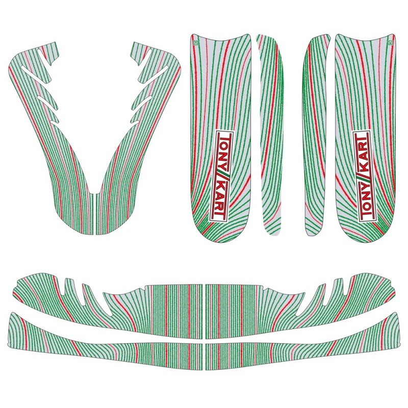 Complete Sticker Kit OTK Tony Kart OK/KZ – M11/M10, mondokart