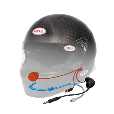 Casque BELL HP6 - RD Carbon - Auto Racing, MONDOKART, kart, go