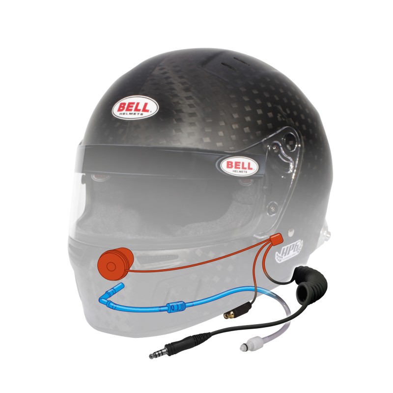 Helmet BELL HP6 -RD Carbon - Auto Racing Fireproof, mondokart
