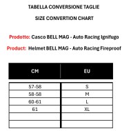 Helmet BELL MAG - Auto Racing Fireproof, mondokart, kart, kart