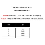 Rennanzug Sparco X-LIGHT FULL EFFICIENCY - Autoracing