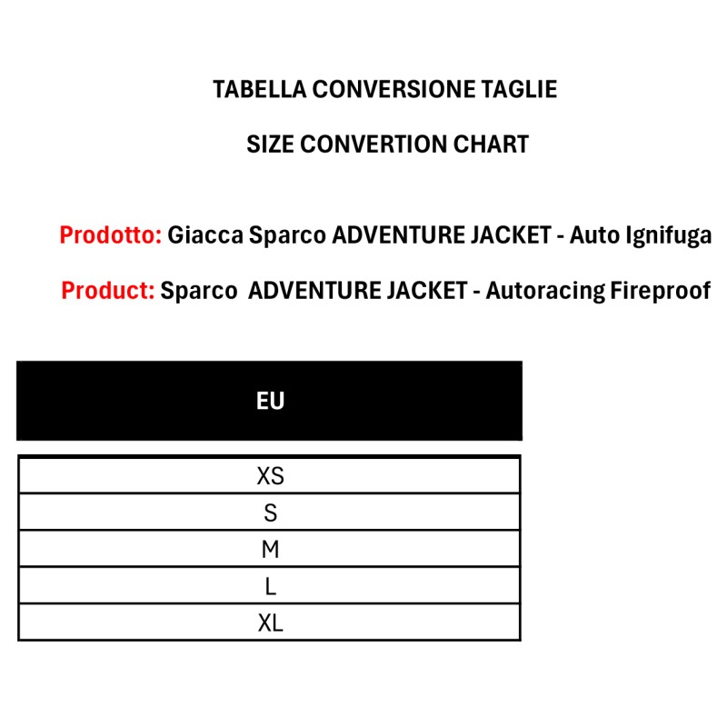 Coupe-Vent Sparco ADVENTURE JACKET - Auto Ignifuge, MONDOKART