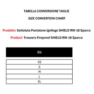 Sottotuta Pantalone Ignifugo SHIELD RW-10 Sparco, MONDOKART