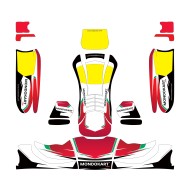 Stickers Kit for Bodyworks KG 509 MONDOKART - LIMITED EDITION -