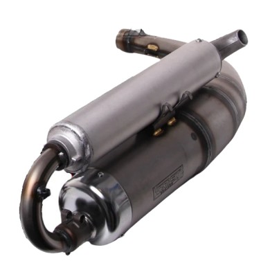 Komplette Auspuffanlage mit Schalldämpfer - Vortex Rok SVR