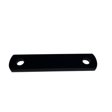 Straight support cradle muffler bracket