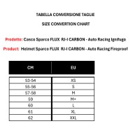Rennencar Helm Sparco FLUX RJ- I CARBON – FIA 8859-2024 und