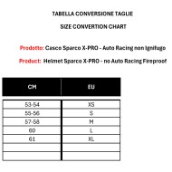 Rennencar Helm Sparco X-PRO – ECE 22.