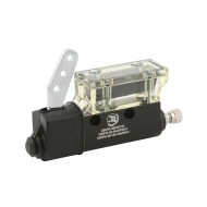 Pompe Frein anodisé avec recuperation plastique transparent