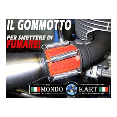 Auspuffband mit Silikonbeschichtung IAME X30