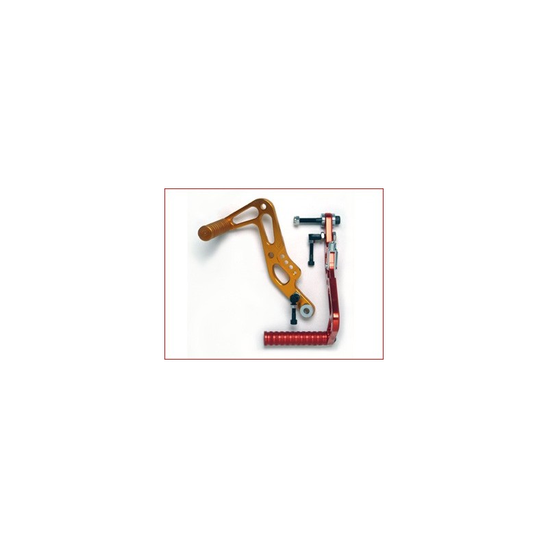Par Pedales en Aluminio anodizado, MONDOKART, kart, go kart