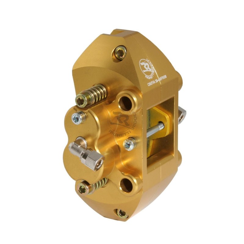 hydraulic rear brake caliper 4 pistonicini anodized, mondokart