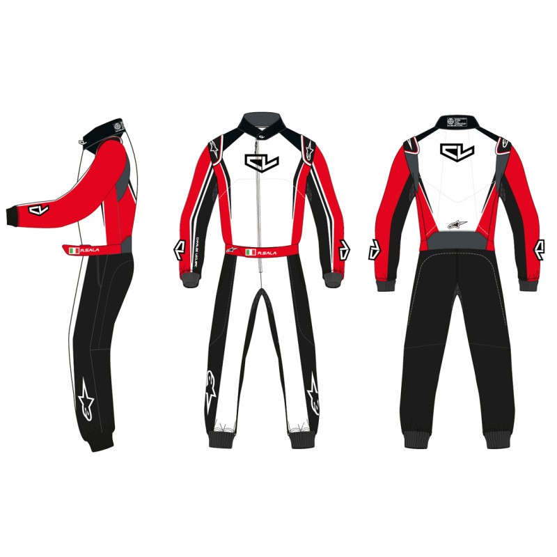 Kart Suit CHARLES LECLERC, mondokart, kart, kart store