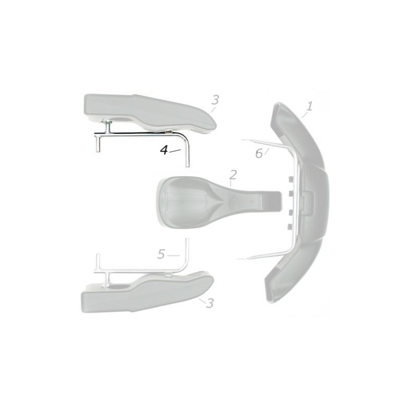 Support Ponton gauche New Age SX Mini CRG, MONDOKART, kart, go