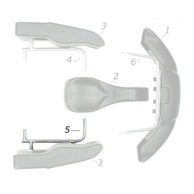 Support Side Bumper New Age Right CRG Mini, mondokart, kart