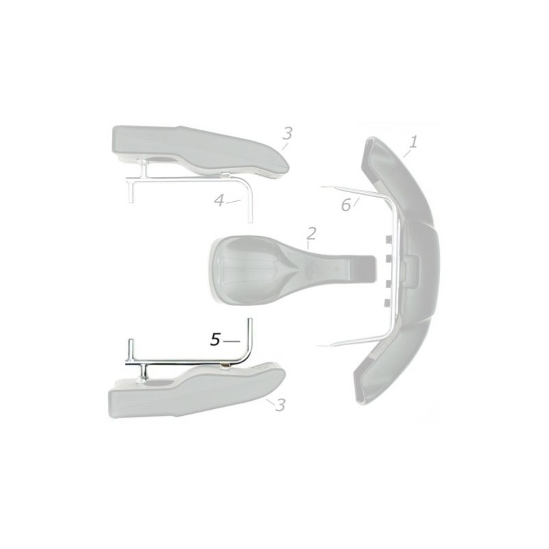 Supporto Paraurti laterale New Age DX CRG Mini, MONDOKART