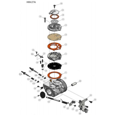 Carburatore Tillotson HW-27A Iame X30