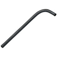 Radiator hose rubber with curve