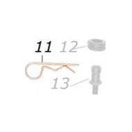 Clip Espina para Frontal Carenados, MONDOKART, kart, go kart