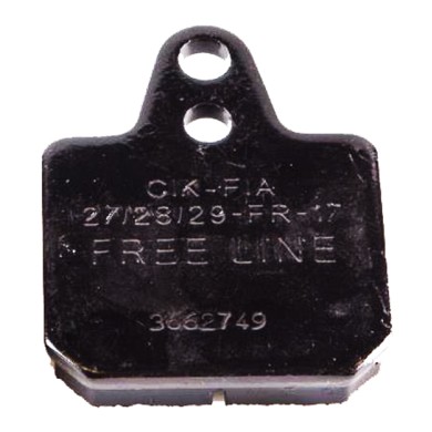 Plaquette Frein Birel 40x38 Noir Doux