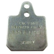 Plaquette Frein Birel 40x38 Gris Dure