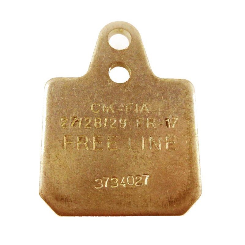 Plaquette Frein Birel 40x38 SYNT