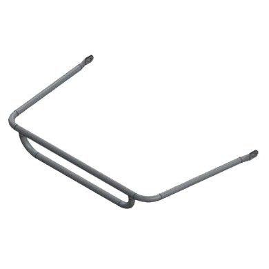 Support Superieur Parechoc Avant Eurostar AGILE - DYNAMICA Parolin - Kart Republic KR