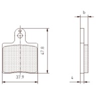Pastilla Freno Delantera compatible CRG V05 V09 V11 V13
