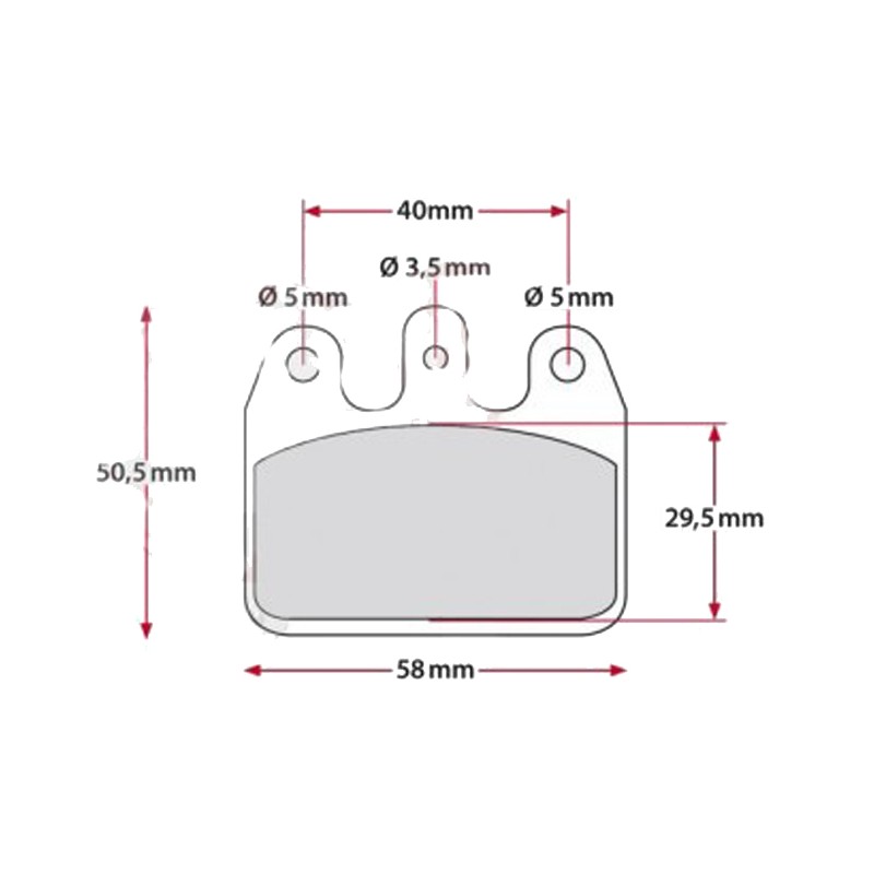 Rear Brake Pad Compatible CRG V05 V09 V10 V11 V13