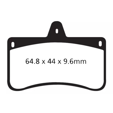 Pastiglia Freno V04 - POSTERIORE - CRG COMPATIBILE