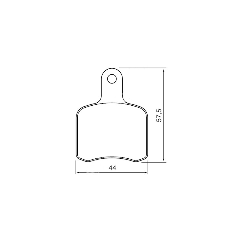 Plaquette Frein Tony OTK BS5 - BS6 - SA2 - Compatible