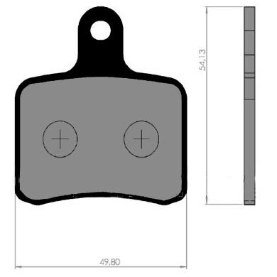 Bremsbelag Hinten OTK Tonykart BSD BWD - Kompatibel
