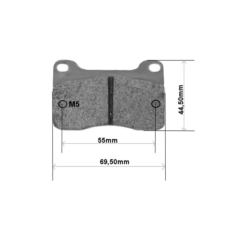 Bremsbelag Hinten Mini Rookie Neos OTK BSM BSM2 TonyKart