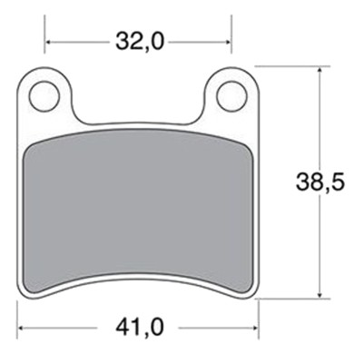 Brake pad front Intrepid R2