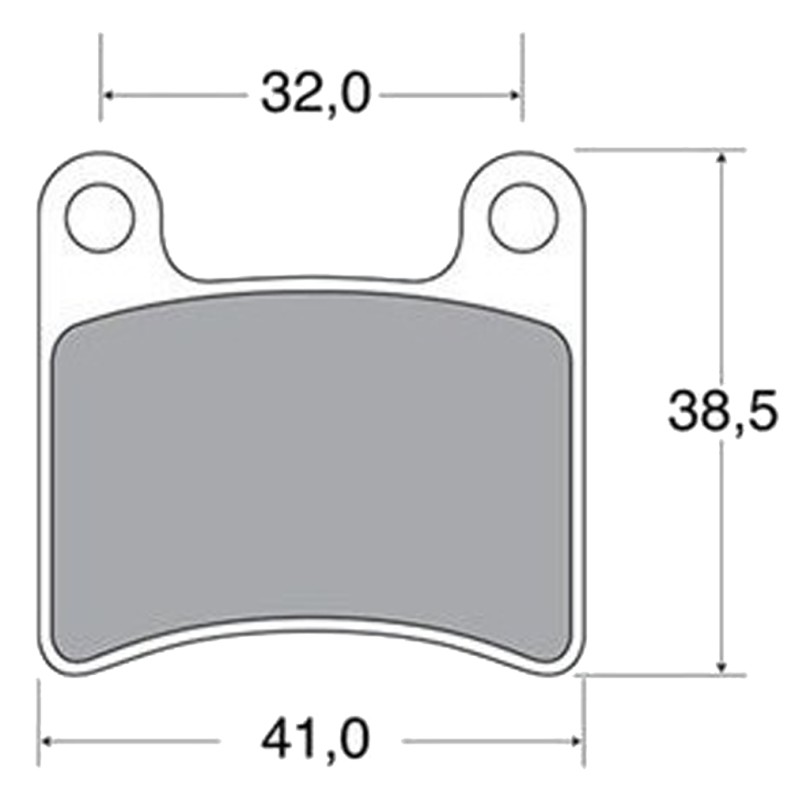 Brake pad front Intrepid R2