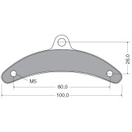 Front Brake Pad Birel COMPATIBLE (CX-I24) "Banana"