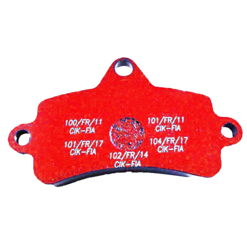 Pastiglia Freno Posteriore Top-Kart KZ - KF ROSSA vs.2 Twister Bullet EVO