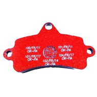 Brake Pad Rear Top Kart KZ - KF RED vs.2 Twister Bullet EVO