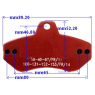 Bremsbelag Righetti Ridolfi