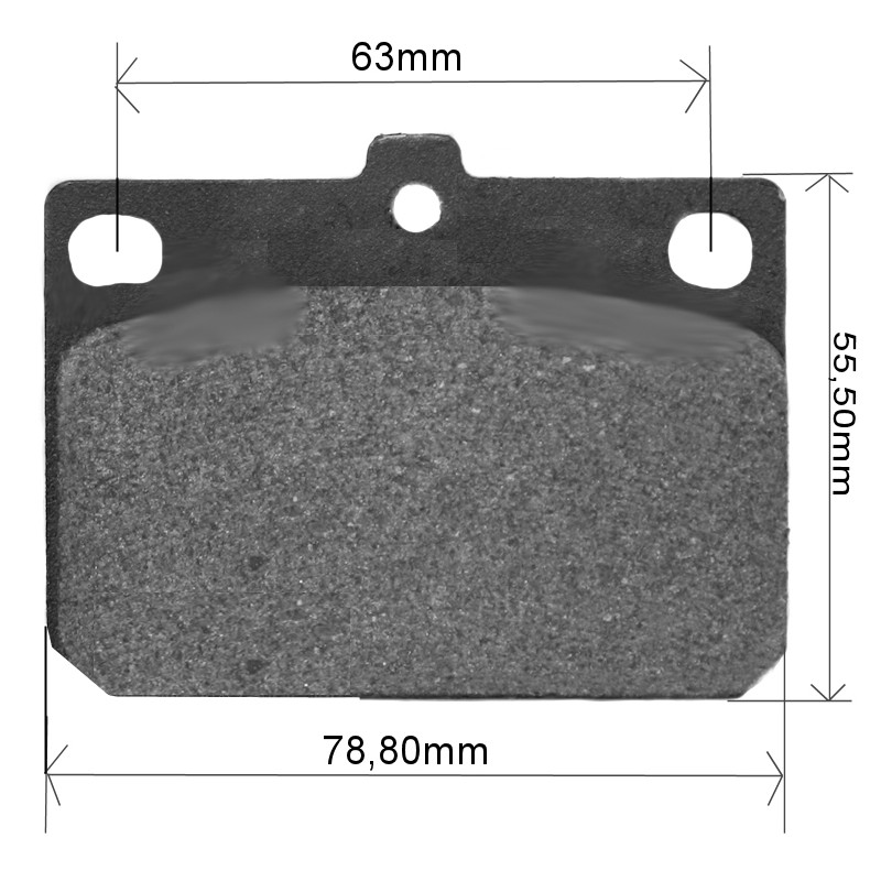Plaquette de frein à disque arrière COMPATIBLE Parolin XT40