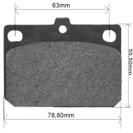 Pastilla Freno Compatible Rent trasero Parolin Alquiler XT40