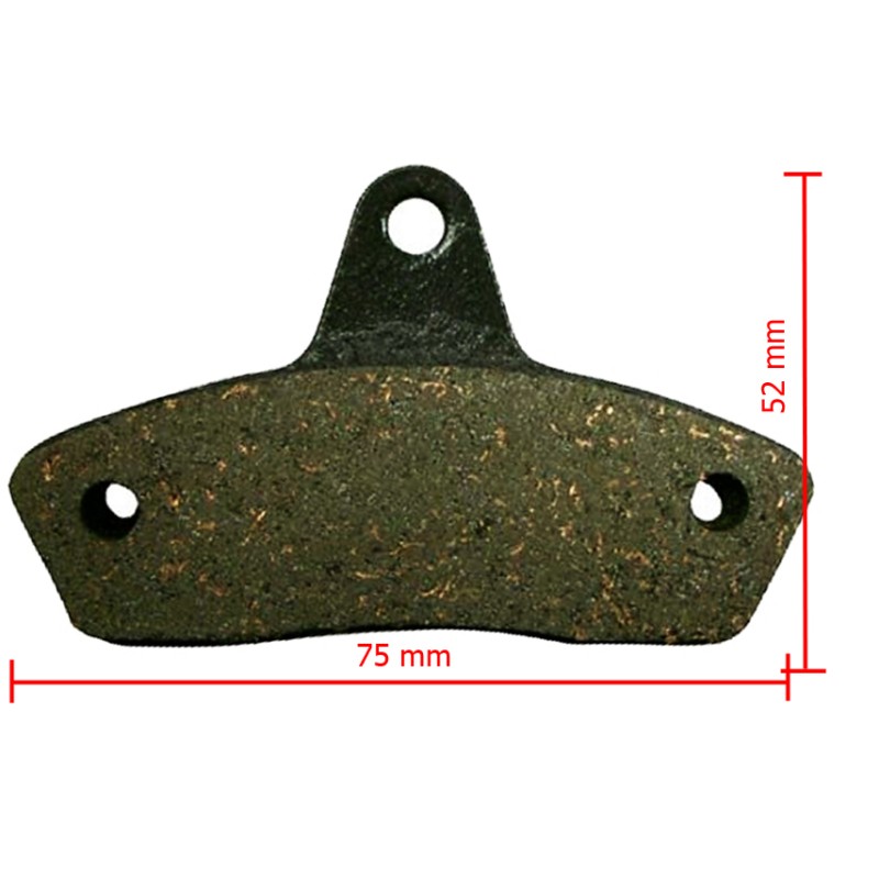 Plaquette Frein avant ANTERIEUR Birel COMPATIBLE (TIBI)