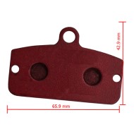 Pastilla Freno Trasera SODI KART