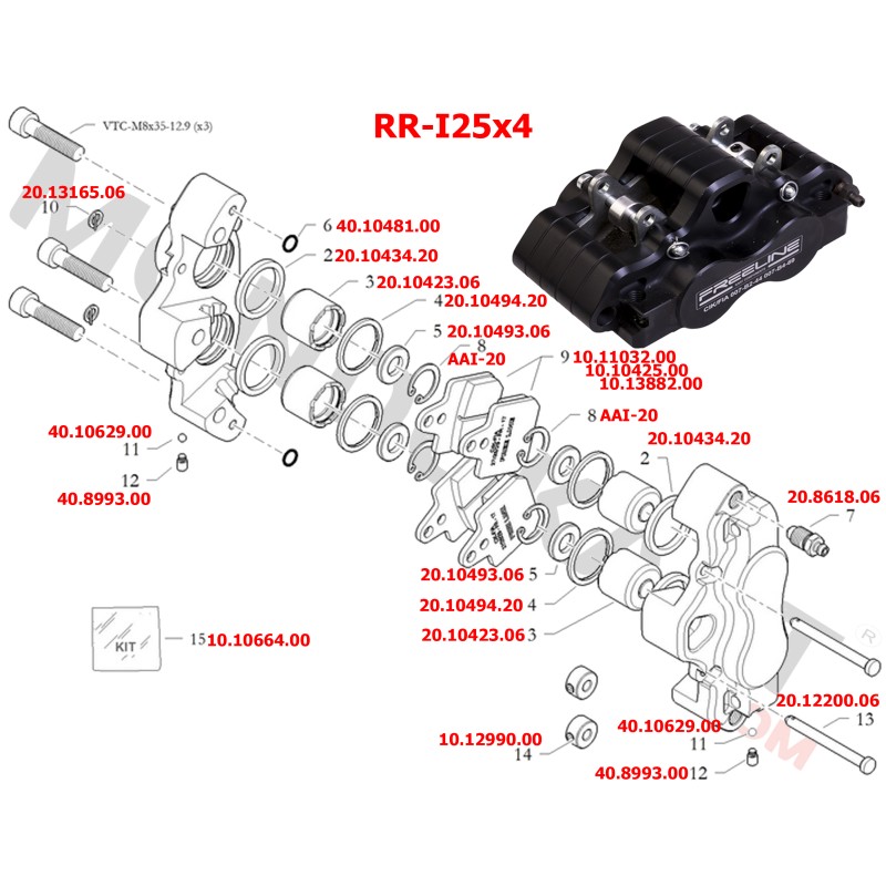 Reten Polvo 25x3x2 EPDM BirelArt