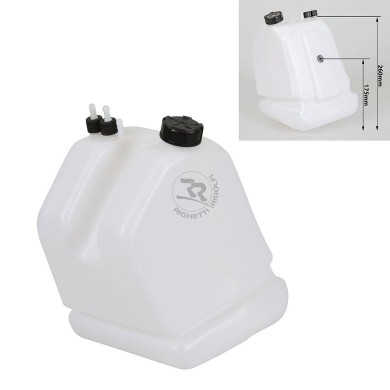 Tank 9 Liter, mit Saugleitung und zurück, anti-Spitzenkappe KF