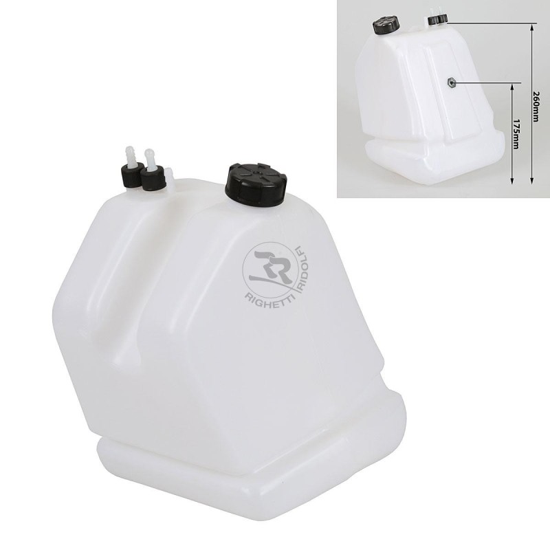 Tank 9 Liter, mit Saugleitung und zurück, anti-Spitzenkappe KF