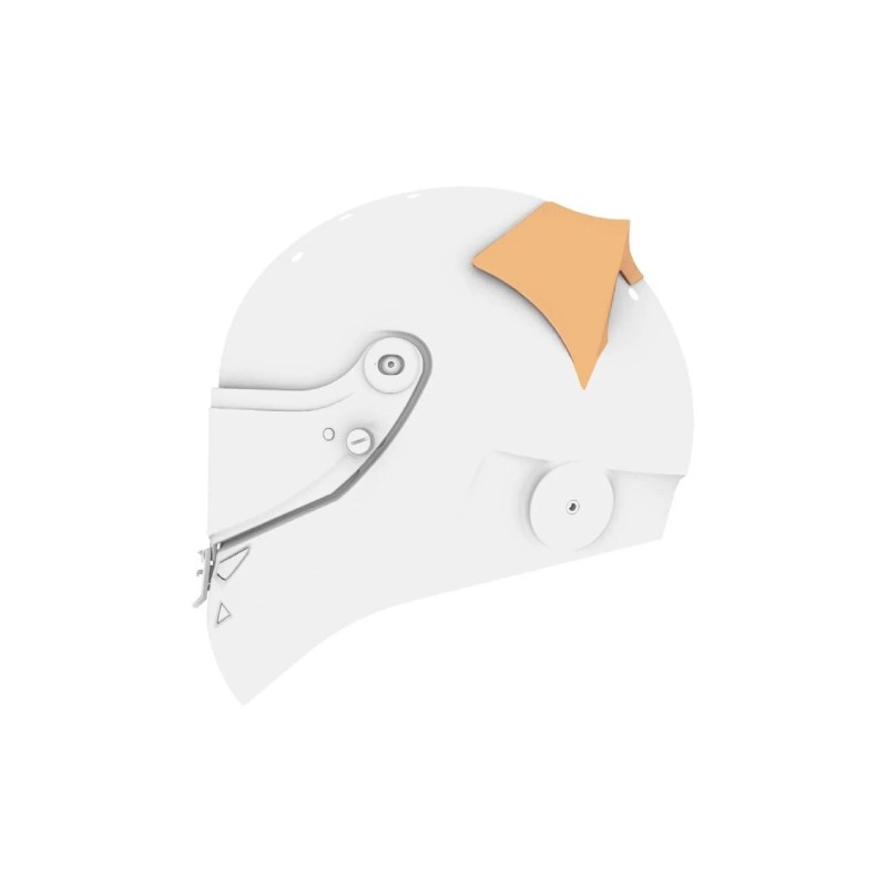 SPOILER SUPERIORE per Caschi SCHUBERTH, MONDOKART, kart, go